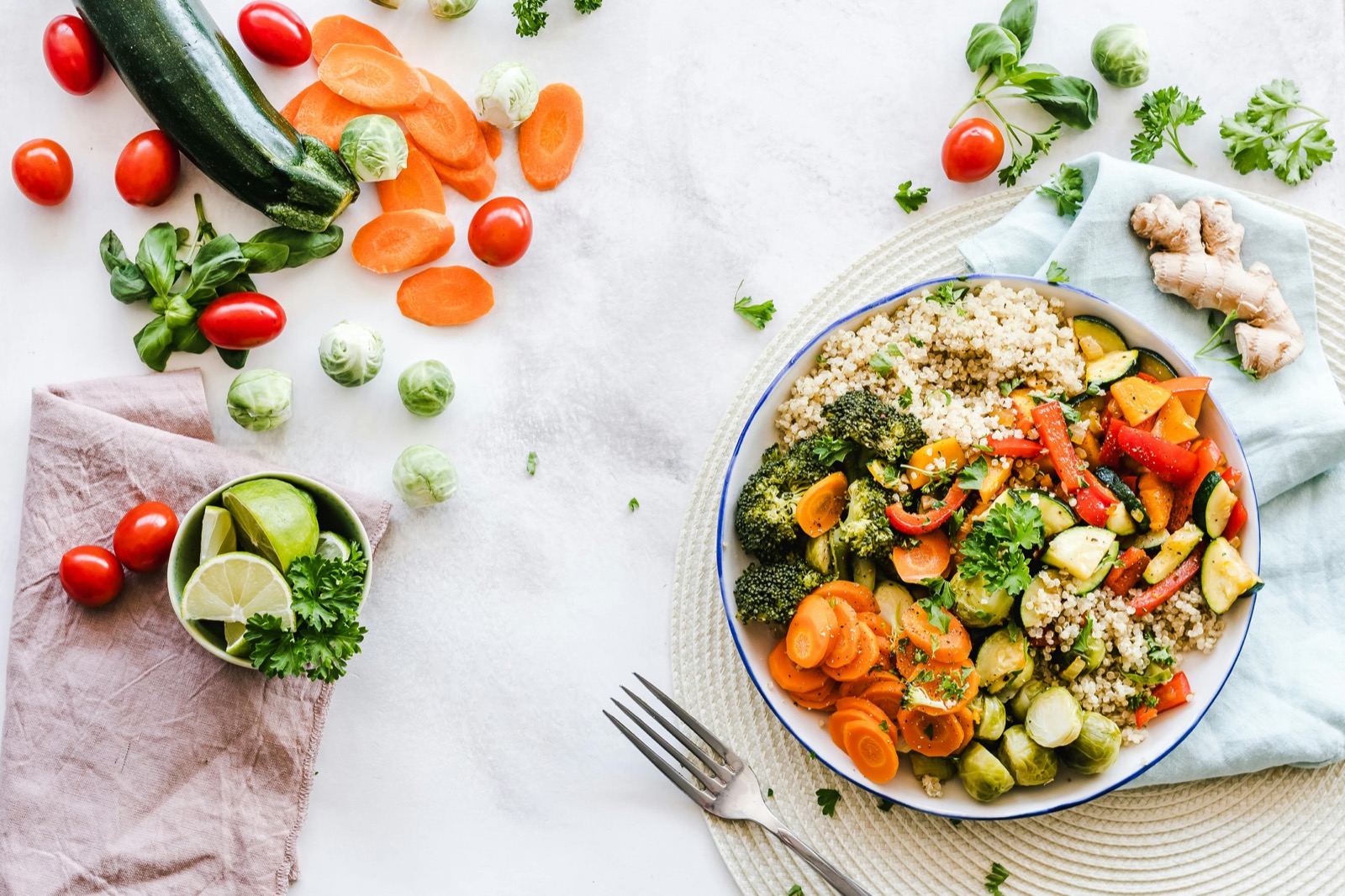 Healthy food and nutrition